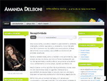 Tablet Screenshot of amandadelboni.com